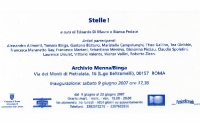 2007 - Roma Stelle!  Archivio Menna-Binga - 2